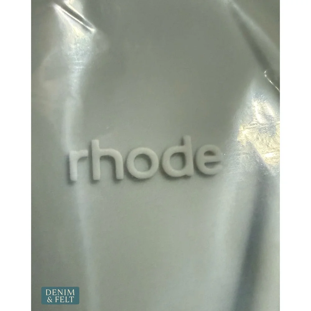 NEW Rhode Peptide Lip Case iPhone 13 Gray Silicone Phone Case Hailey Bieber